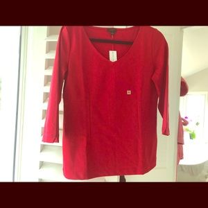 NWOT classy red top